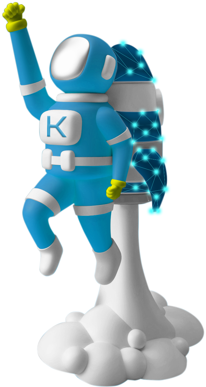 Kommdirekt Bildbeschreibung: kommdirekt-astronaut-rakete